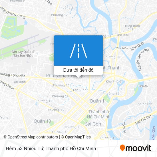 Bản đồ Hẻm 53 Nhiêu Tứ