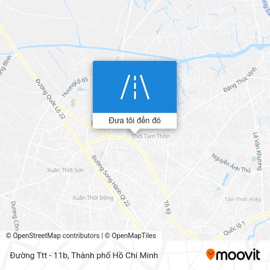 Bản đồ Đường Ttt - 11b