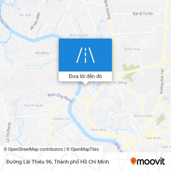 Bản đồ Đường Lái Thiêu 96