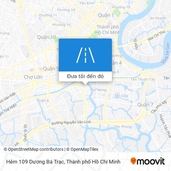 Bản đồ Hẻm 109 Dương Bá Trạc