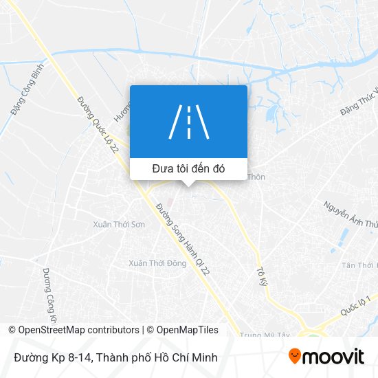 Bản đồ Đường Kp 8-14