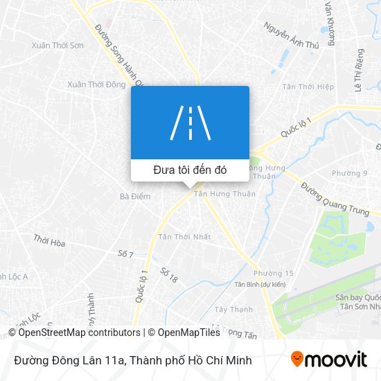 Bản đồ Đường Đông Lân 11a