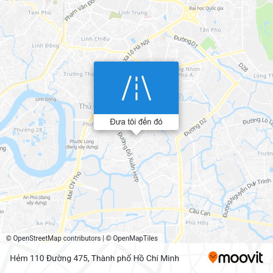 Bản đồ Hẻm 110 Đường 475