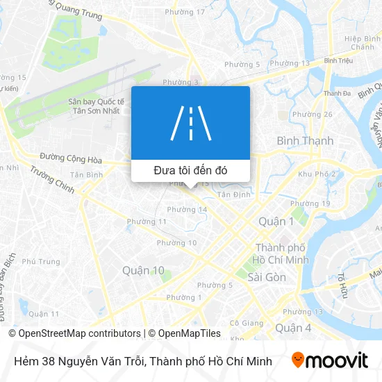 Bản đồ Hẻm 38 Nguyễn Văn Trỗi