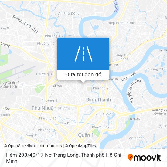 Bản đồ Hẻm 290/40/17 Nơ Trang Long