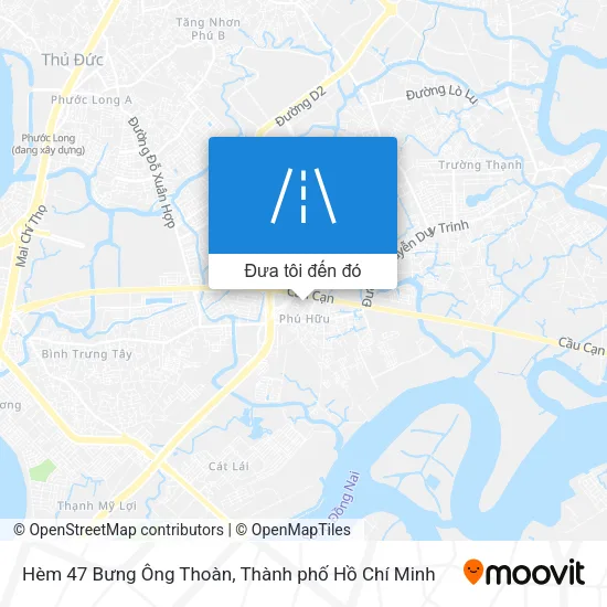 Bản đồ Hèm 47 Bưng Ông Thoàn