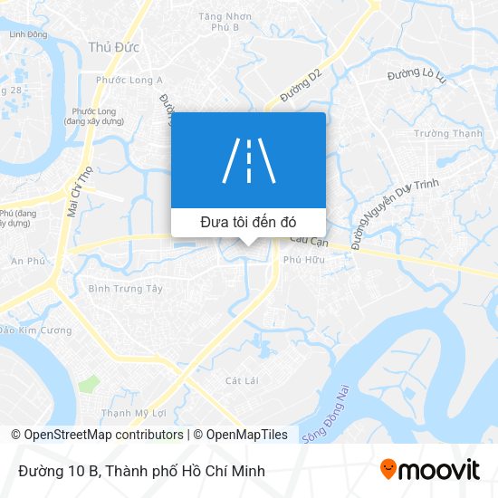 Bản đồ Đường 10 B