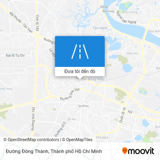 Bản đồ Đường Đông Thành