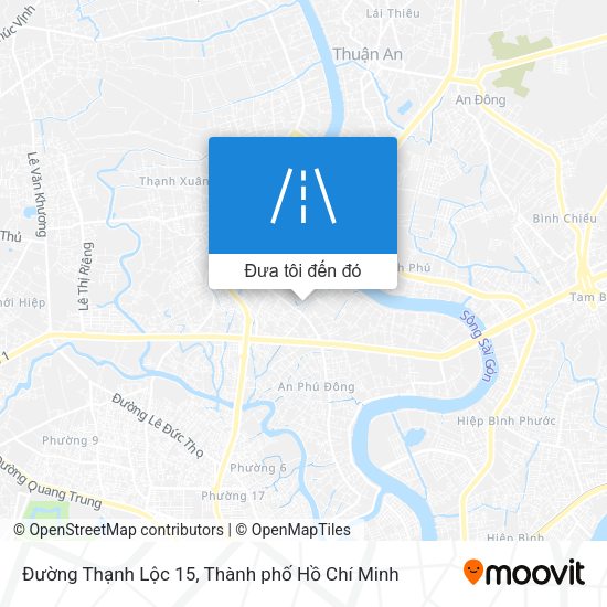 Bản đồ Đường Thạnh Lộc 15