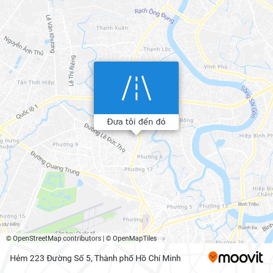 Bản đồ Hẻm 223 Đường Số 5