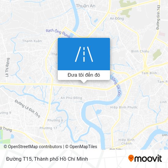 Bản đồ Đường T15