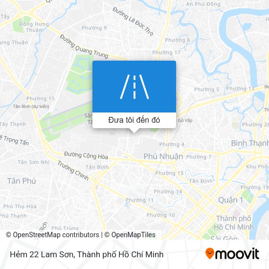 Bản đồ Hẻm 22 Lam Sơn