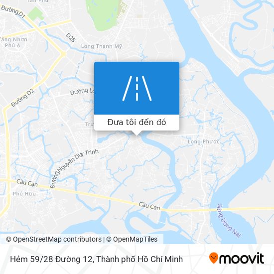 Bản đồ Hẻm 59/28 Đường 12