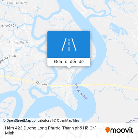 Bản đồ Hẻm 423 Đường Long Phước