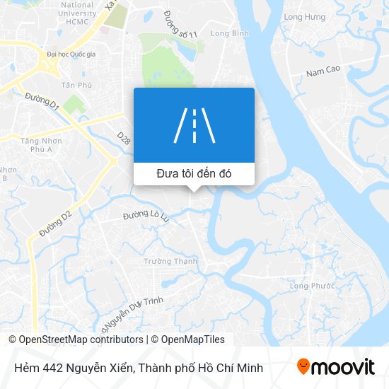 Bản đồ Hẻm 442 Nguyễn Xiển
