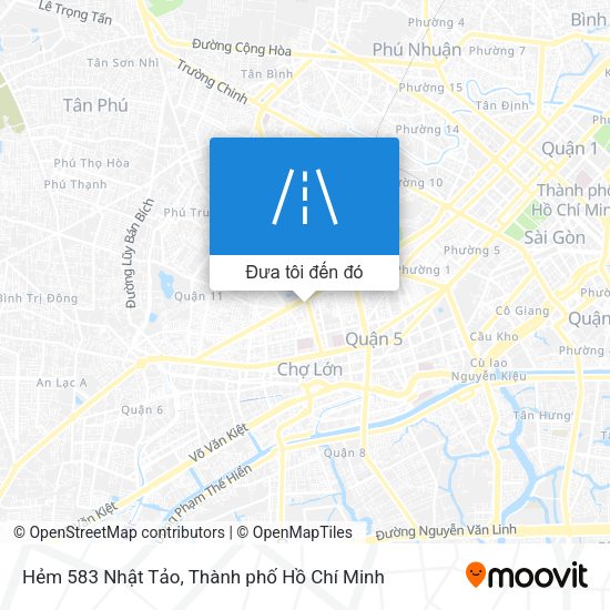 Bản đồ Hẻm 583 Nhật Tảo