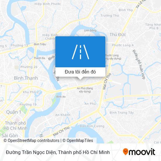 Bản đồ Đường Trần Ngọc Diện