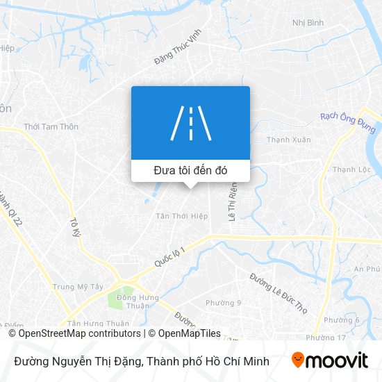 Bản đồ Đường Nguyễn Thị Đặng