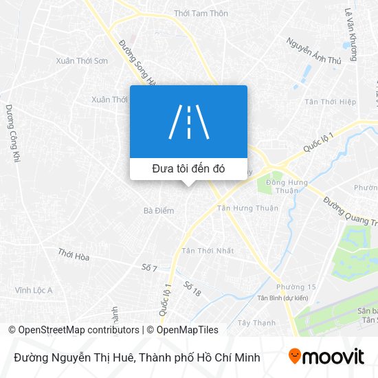 Bản đồ Đường Nguyễn Thị Huê