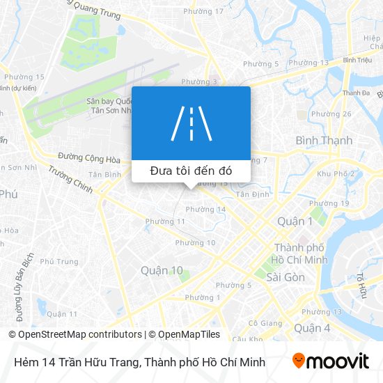 Bản đồ Hẻm 14 Trần Hữu Trang