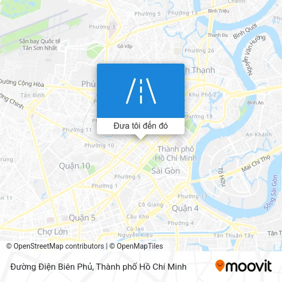 Bản đồ Đường Ðiện Biên Phủ