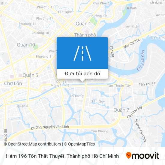 Bản đồ Hẻm 196 Tôn Thất Thuyết