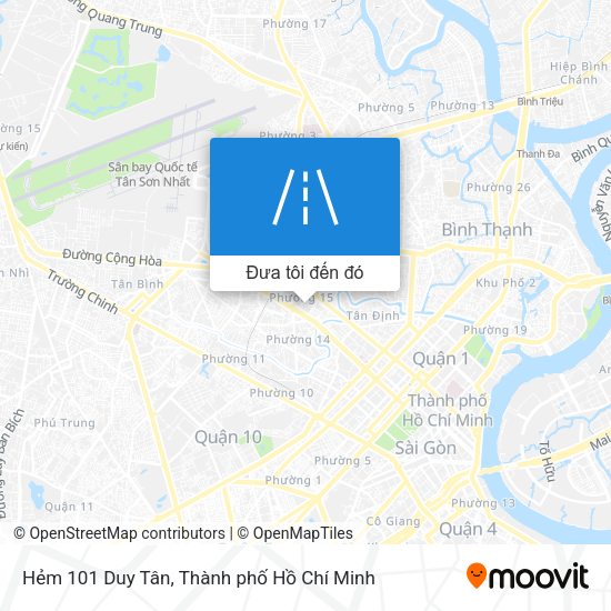 Bản đồ Hẻm 101 Duy Tân