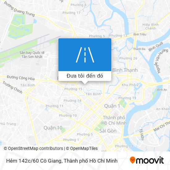 Bản đồ Hẻm 142c/60 Cô Giang