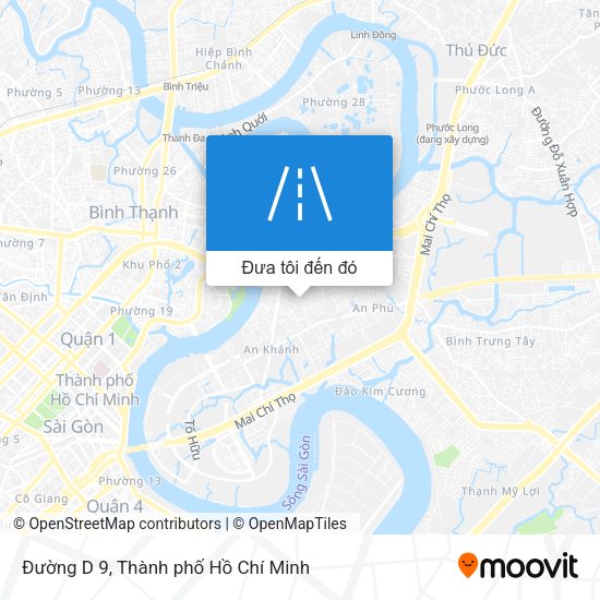 Bản đồ Đường D 9