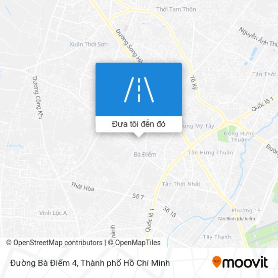 Bản đồ Đường Bà Điếm 4