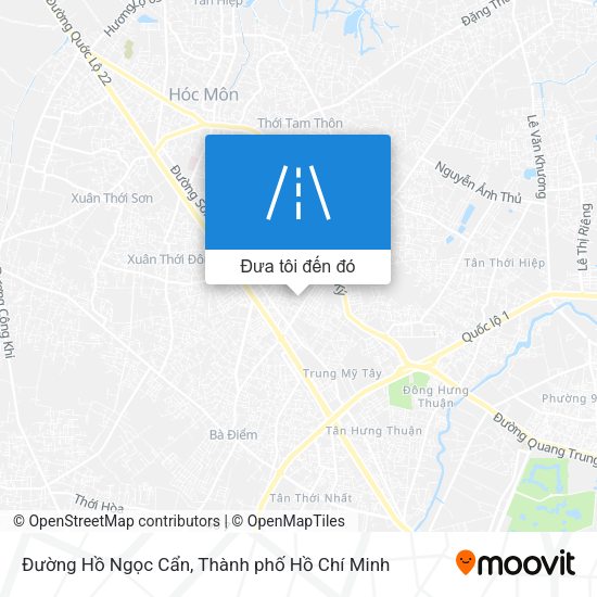 Bản đồ Đường Hồ Ngọc Cẩn