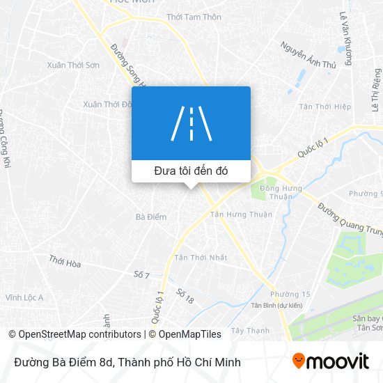 Bản đồ Đường Bà Điểm 8d