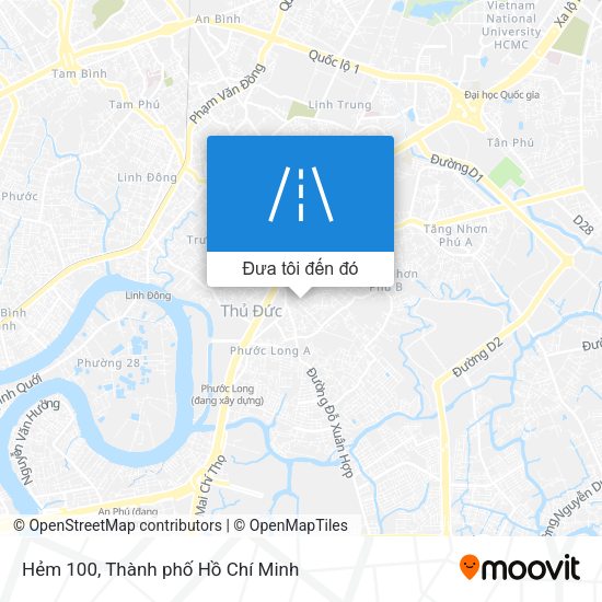 Bản đồ Hẻm 100