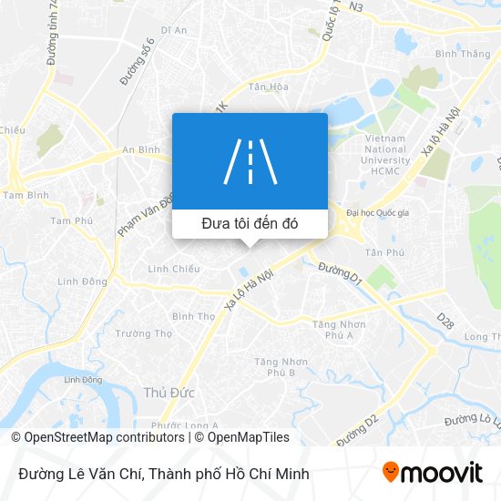 Bản đồ Đường Lê Văn Chí