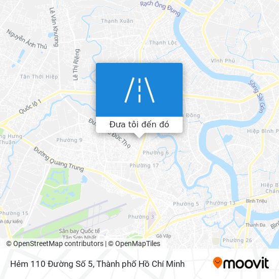 Bản đồ Hẻm 110 Đường Số 5