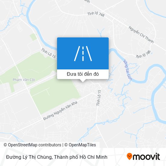 Bản đồ Đường Lý Thị Chùng