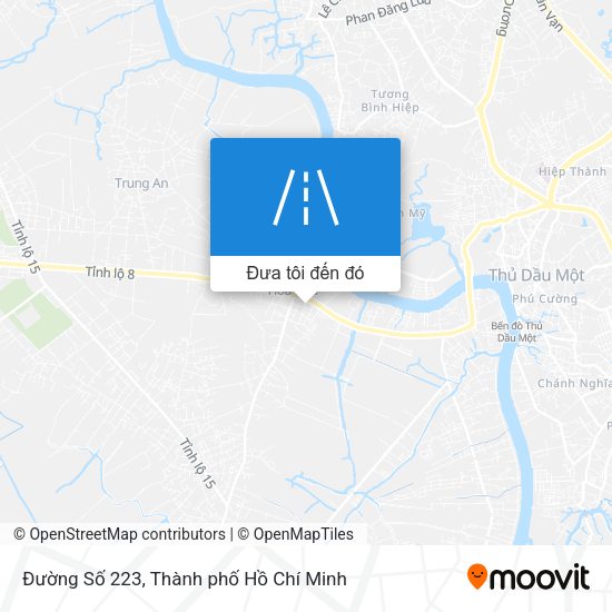 Bản đồ Đường Số 223