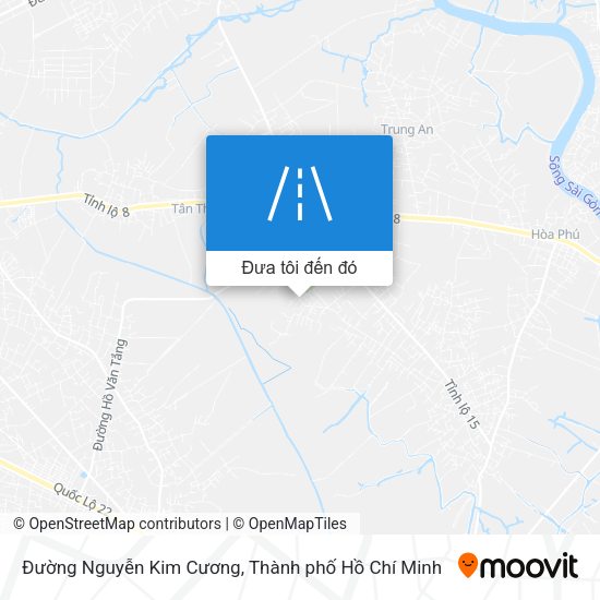 Bản đồ Đường Nguyễn Kim Cương