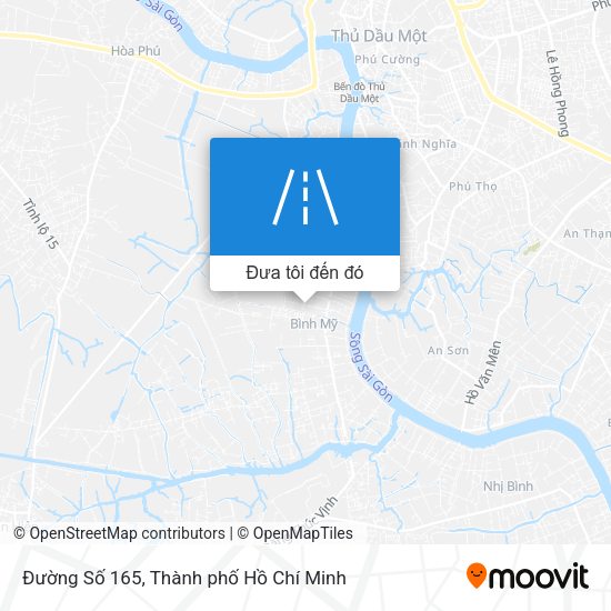Bản đồ Đường Số 165