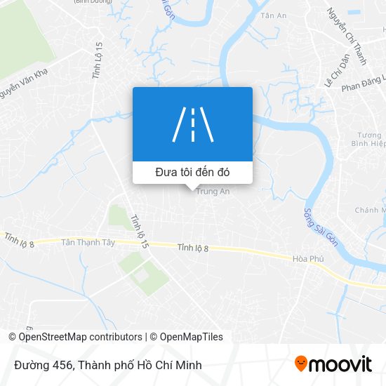 Bản đồ Đường 456