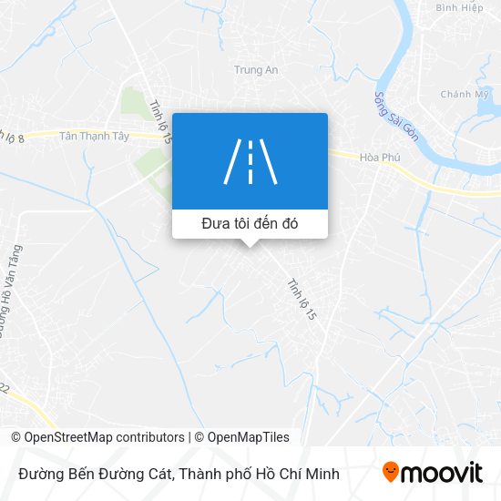 Bản đồ Đường Bến Đường Cát