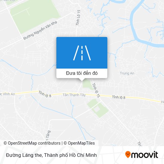 Bản đồ Đường Láng the