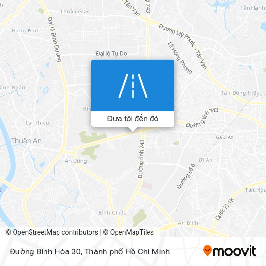 Bản đồ Đường Bình Hòa 30