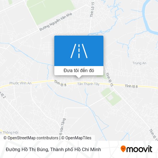 Bản đồ Đường Hồ Thị Búng