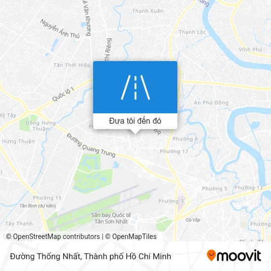 Bản đồ Đường Thống Nhất