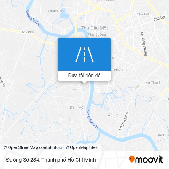 Bản đồ Đường Số 284