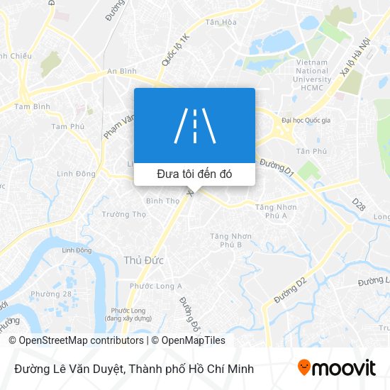 Bản đồ Đường Lê Văn Duyệt