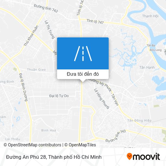Bản đồ Đường An Phú 28