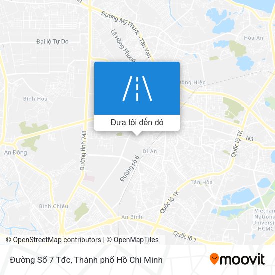 Bản đồ Đường Số 7 Tđc