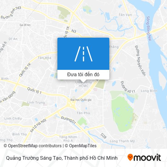 Bản đồ Quảng Trường Sáng Tạo